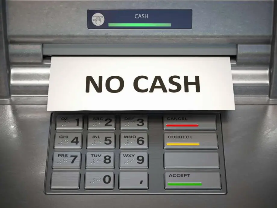 No Cash ATM
